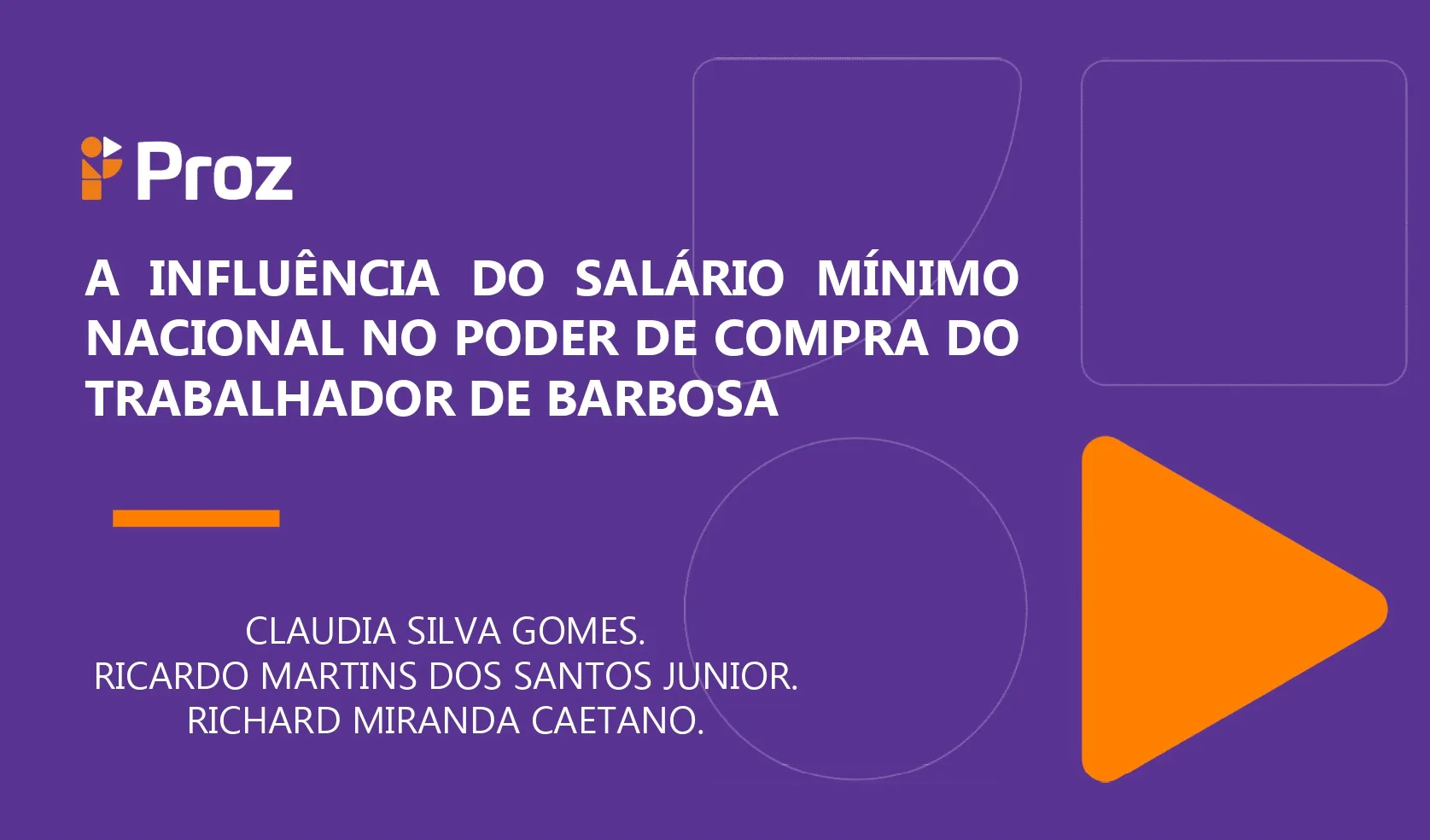 capa A INFLUÊNCIA DO SALÁRIO MÍNIMO NACIONAL NO PODER DE COMPRA DO TRABALHADOR DE BARBOSA