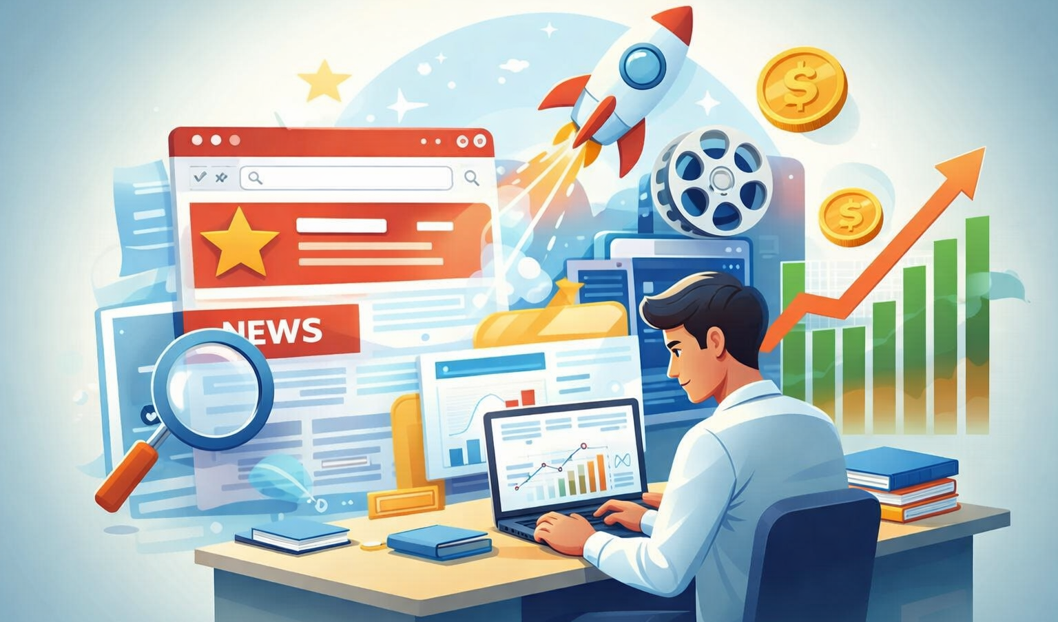 capa Como portais de entretenimento crescem com conteúdo estratégico e SEO